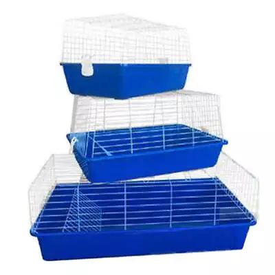 3 Sizes Pet Cage Carrier House Rabbit Bunny Hutch Ferret Guinea Pig • $42.99