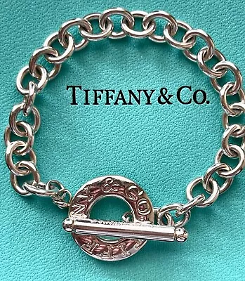 Tiffany 7 Co. 1837 Toggle Clasp Bracelet In Sterling Silver • $344.88