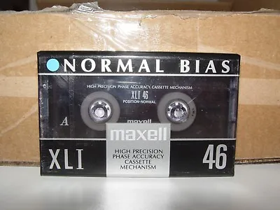 5 MAXELL XL I 46 NEW & SEALED Cassette Tapes.  Normal Bias • $19.99