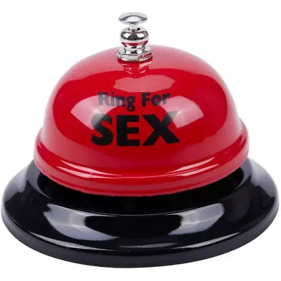 RING FOR SEX BELL - Red Hot Bedroom Office Desk Gag Joke Bar Man Cave Kitchen • $12.98