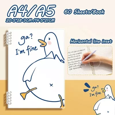 A5 Student Learning Korean Stationery Cover Journal Notebook  Student • $15.46