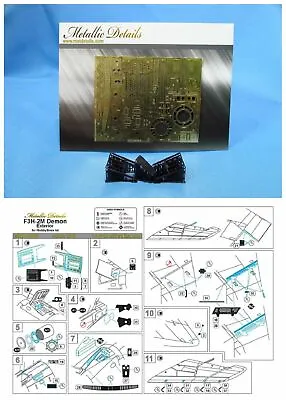 1/48 Metallic Details MDR4898 F3H-2M Demon Exterior For Hobby Boss Model Kit • $30