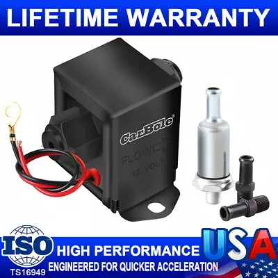 Electric Fuel Pump 4-7 PSI 12V Low Pressure Petrol Gas Diesel Inline Universal • $17.95