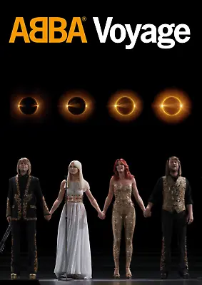ABBA Voyage Poster A2 A3 A4 Eurovision SOS Waterloo Pop Music Disco Dancing • £13