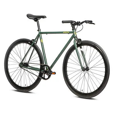 AVASTA 700C 54 In Single Speed Loop Fixed Gear Urban Commuter Bike Green (Used) • $182.16