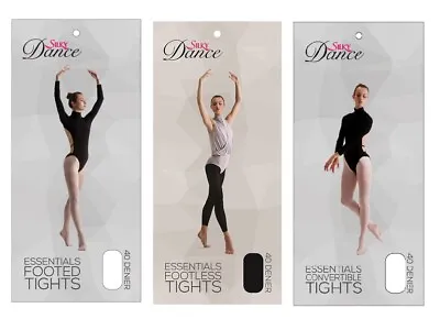 £5 • Buy Silky Essentials Footed, Footless & Convertible Ballet Dance Tights All Sizes