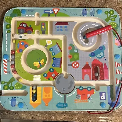 HABA Board Game Kids Magnetic Game Town Maze New • $15.99