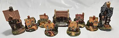 Vintage Village English House Cottage Home Miniature Figurines Garden Decor • $44.97