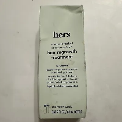 Hers Hair Regrowth Treatment Women 2oz Minoxidil Topical 2% Exp:02/2024 • $15.99