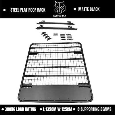 Alpha Base Steel Flat Platform Roof Rack For Nissan Navara D40 • $429