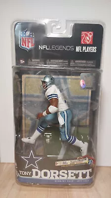 Mcfarlane Nfl Legends Series 6 Cowboys Rb Tony Dorsett Figure Sealed New • $49.99