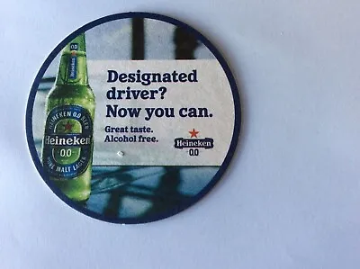 1 Only Heineken  Brewery Australian Issue “ Alcohol Free “ Beer Coaster • $2