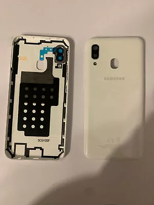 Fits Genuine Samsung A20E  Back Rear Battery Cover Housing Camera Lens • £2.99