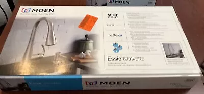 NEW Moen 87014SRS Essie Stainless 1- Hand Pull-Down Kitchen Faucet B173 • $101.99