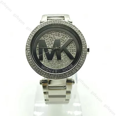 MICHAEL KORS MK5925 Parker Silver MK Logo Dial Fashion Analog Women's Watch • $116