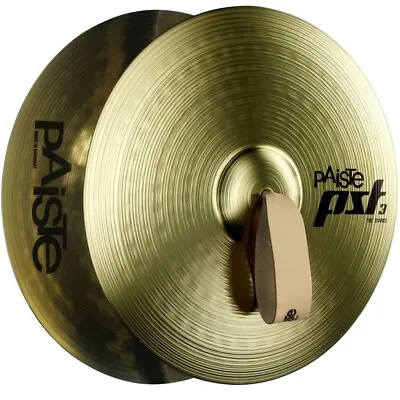 Paiste PST3 14  Marching Cymbals - Pair (inc. Padded Cymbal  Carrybag) • $110.74