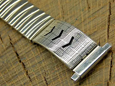 Harline Inc. Expansion Base Metal Watch Band NOS Unused Vintage 16mm-21mm • $38