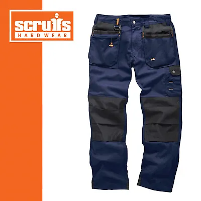 £26.90 • Buy Scruffs 28 - 38  Regular / Long Hard Wearing Navy WORKER PLUS Trade Trousers