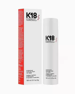 K18  Professional Molecular Repair Hair Mask 5 Oz / 150 Ml - 100% Authentic • $47.99