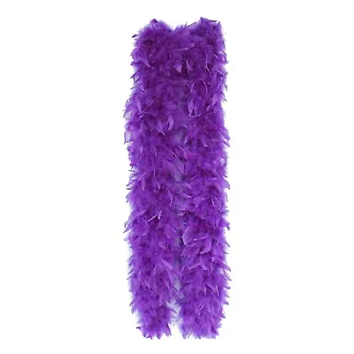 Purple 150 Grams Chandelle Feather Boa Dance Party Halloween Costume • $21.98