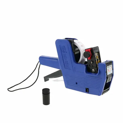 MX-5500 8 Digits Price Pricing Tag Label Gun Labeller Plus Extra Ink (Blue Body) • $11.29