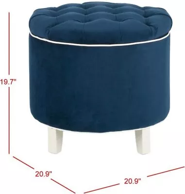 Safavieh Tufted Storage Ottoman Reduced Price 2172722785 HUD8220N • $122