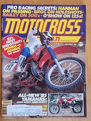 Motocross Action December 1984 Vintage MX Magazine Bob Hannah '85 Honda CR250R • $8.98