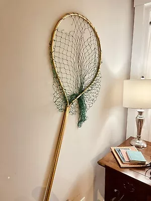 Vintage Gold Aluminum Fishing Net 44” North American Sports Products USA • $19