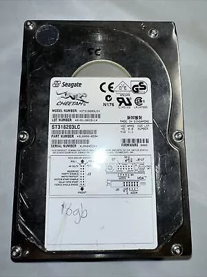 Seagate ST318203LC 18GB SCSI 80PIN SCA-2 HOT-SWAP SCSI LVD U160 HARD DRIVE. • $18