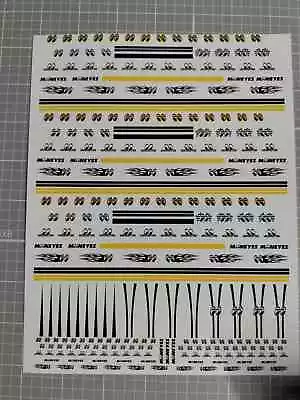 1/64 For Hot Wheels Waterslide Decals Moon Eye Full Sheet MADE IN THE USA! • $9