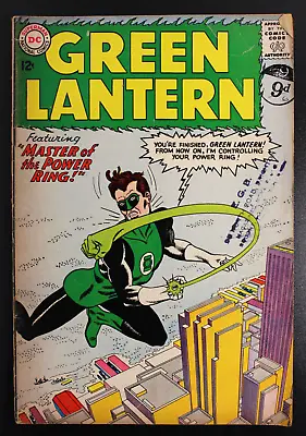 Green Lantern #22 DC 1963 Master Of The Power Ring - Gil Kane G • £13