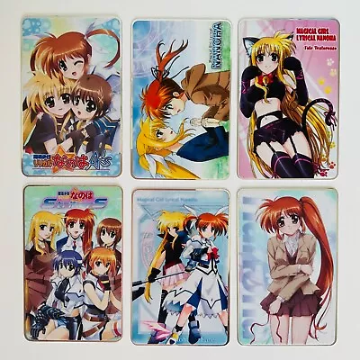 Magical Girl Lyrical Nanoha Credit Card Size Pocket Travel Mirror Choose Anime • $12