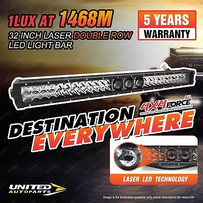 32 Inch Double Row Laser Osram LED Light Bar Driving 4WD Offroad Work Lamp • $250