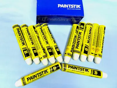 Markal  WHITE  Original Paint Stick-12 Per Box-Made In The USA • $19.89