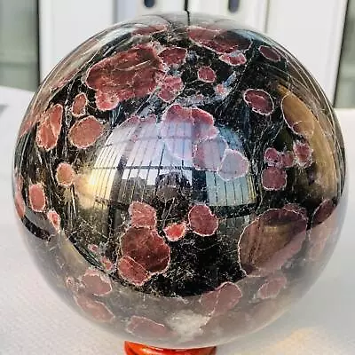 Natural Fireworks Red Garnet Sphere Quartz Crystal Ball Healing 2660g • $3.11