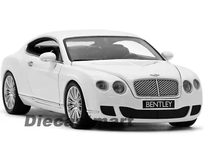 Minichamps 1:18 2008 Bentley Continental Gt New Diecast Model White 100139621 • $199.99