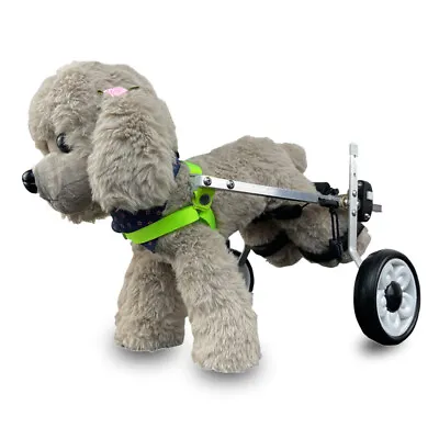 Light Dog Wheelchair For Handicapped Dog Cat Hind Leg Disability To Walk New • $204.22