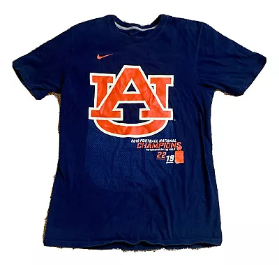 Auburn Tigers — 2010 Football National Championship Nike T-Shirt — Size Men’s M • $21.99