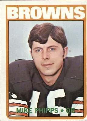 1972 Topps Football Card #96 Mike Phipps - VG-EX • $1.49