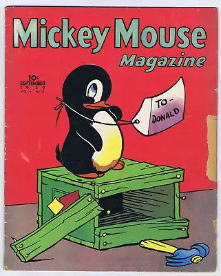 Mickey Mouse Magazine V4 #12 K.K Publications 1939  • $100