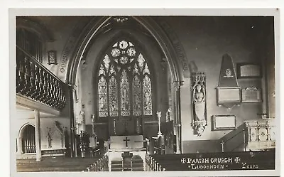RP Postcard Parish Church Interior Luddenden Halifax Yorkshire • £5.99