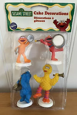 Vintage 1998 Wilton Sesame Street Cake Toppers Cookie Monster Big Bird Elmo • $5.99