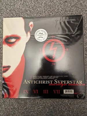 Antichrist Superstar Marilyn Manson Vinyl 1st Ed.  (Record 1998) SEALED  • $809.28