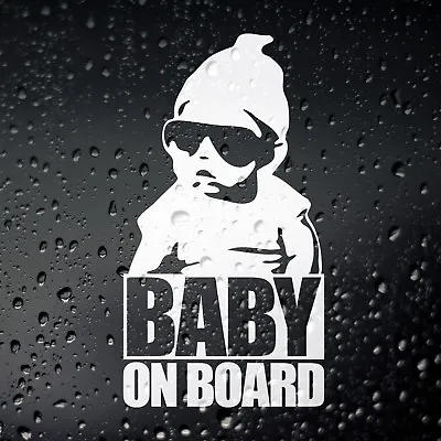 Baby On Board Funny Car Sticker - The Hangover JDM Rat Look Campervan • £3.25