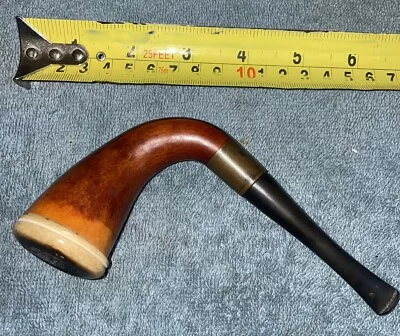 Vintage Estate Tobacco Smoking Pipe W/ Diamond On Ring Nice Unmarked • $9.99