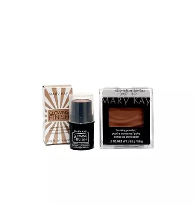 Mary Kay Bronzing Powder Medium Dark & Glowing Finish Illuminating Stick • $34.95