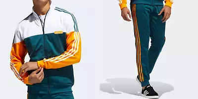 Rare! New Men's Adidas Originals Split Firebird Tracksuit Jacket & Pants ~medium • $297.50