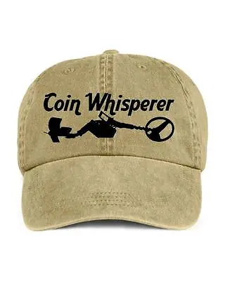 $15.95 • Buy Coin Whisperer VINYL PRINT Metal Detecting Baseball Style Cap Hat 