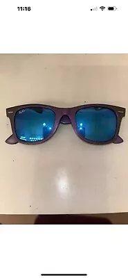 Ray-Ban RB2140 6112/17 Wayfarer Sunglasses Cosmo Collection Saturn Purple  • $35