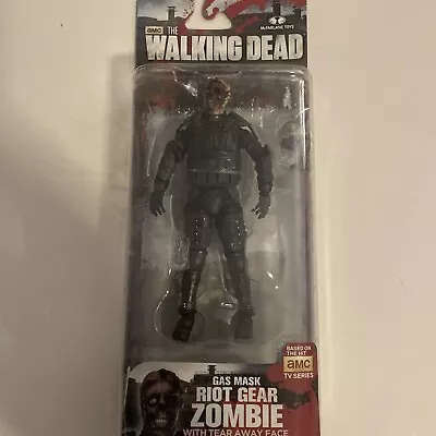 The Walking Dead McFarlane Toys Gas Mask Riot Gear Zombie Series Four 4 AMC • $5.99